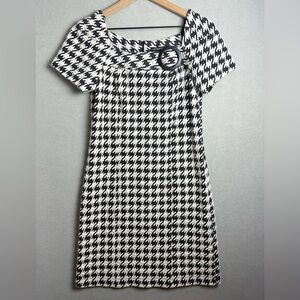 Chris McLaughlin Houndstooth Short Sleeve Dress GoGo, Elle Woods, Legally Blonde